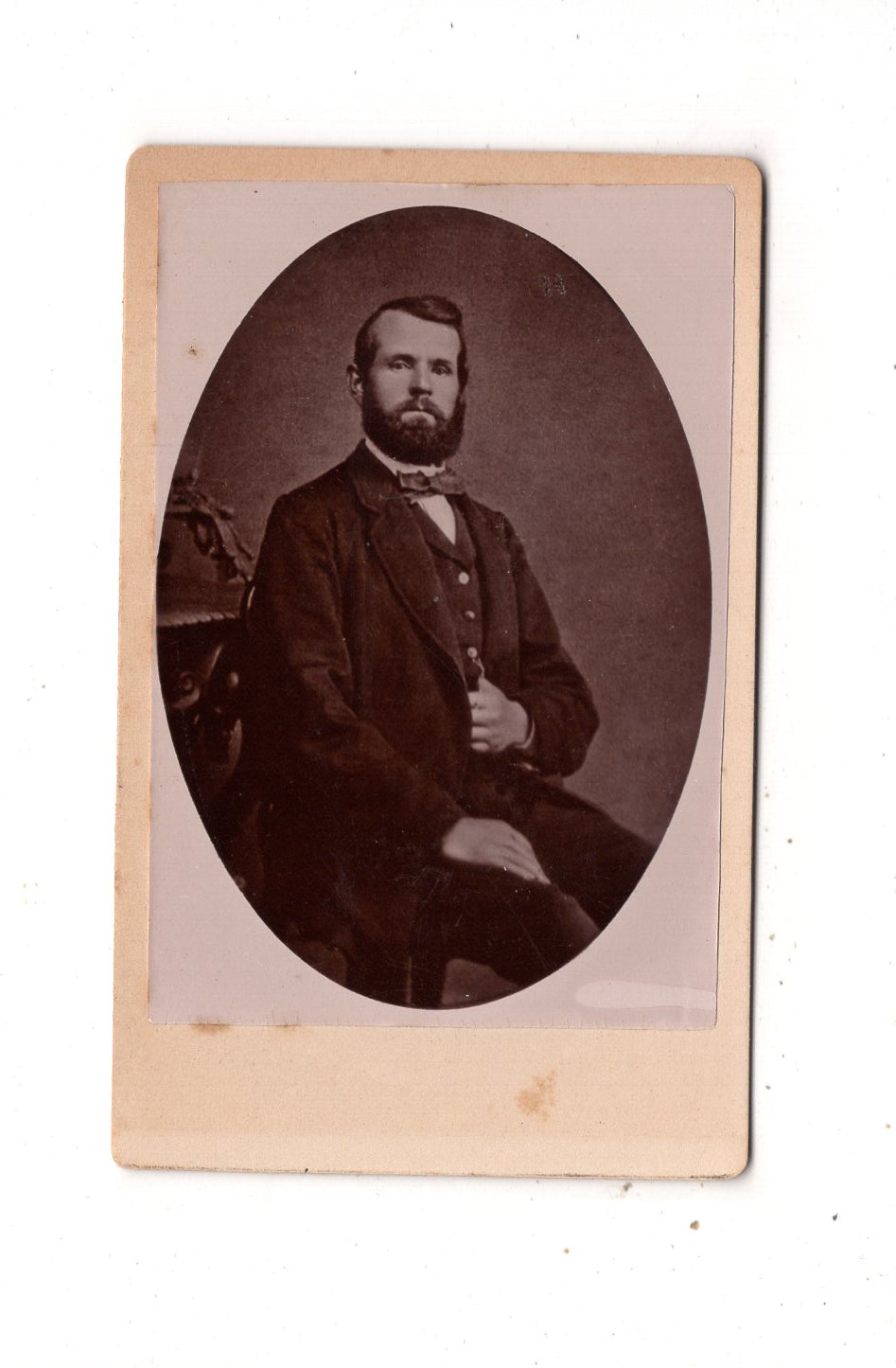 Fotografie Feiner Herr - Siegen / Betzdorf 1880er