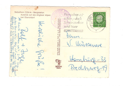 Ansichtskarte Nebelhorn-Ausblick / I1-63