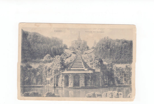 Ansichtskarte Kassel / Herkules mit Kaskaden