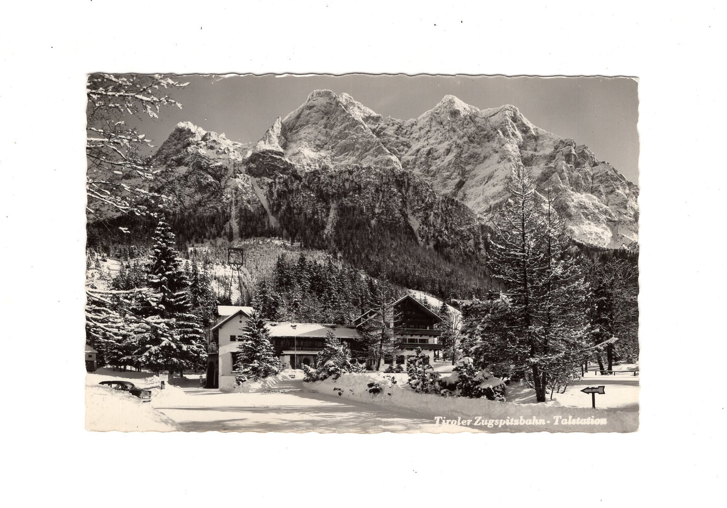 Ansichtskarte Tiroler Zugspitzbahn / Talstation / Tirol / Österreich