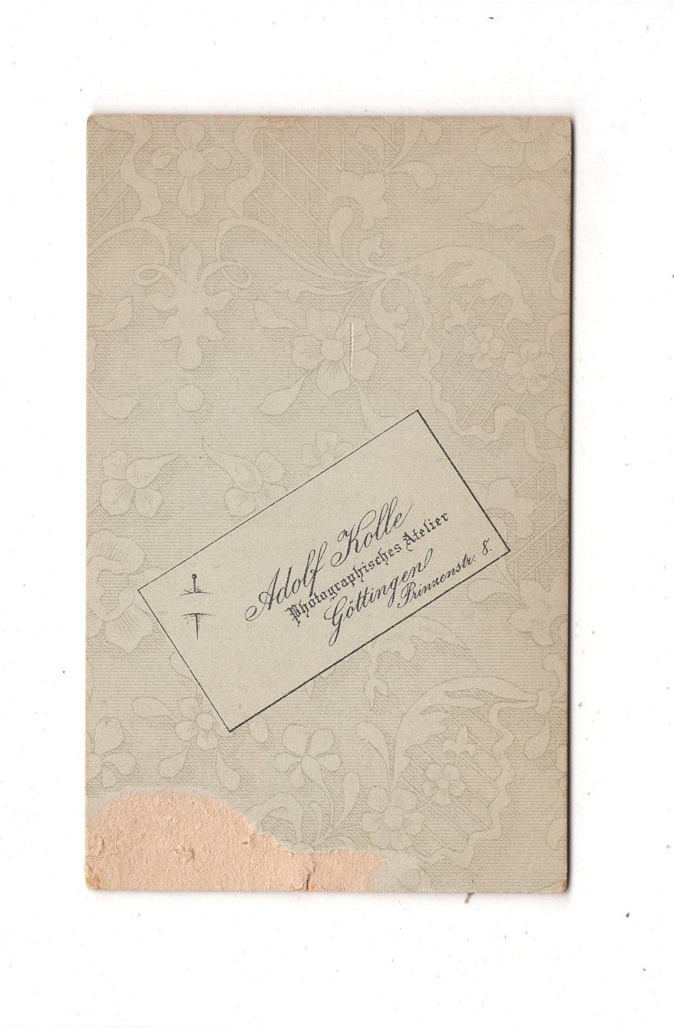 Fotografie Feines Paar - Göttingen 1890er / CDV L1-36