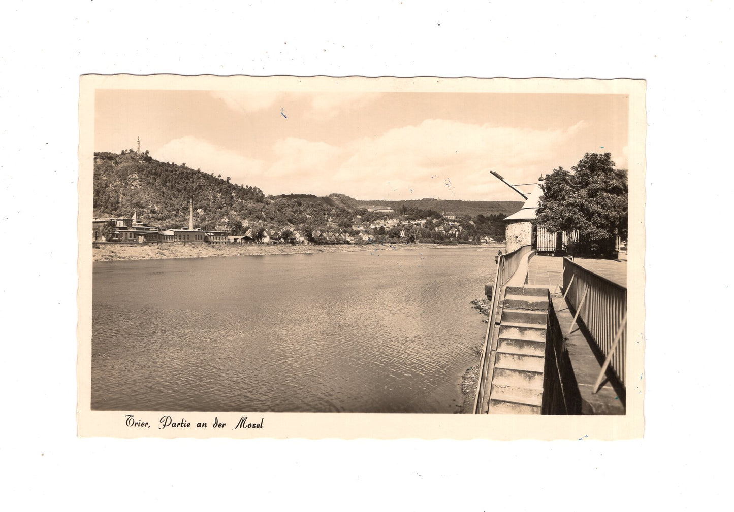 Ansichtskarte Trier an der Mosel / Partie an der Mosel / M1-57