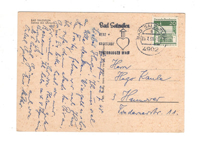 Ansichtskarte Bad Salzuflen / Saline mit Uhrturm / J1-59