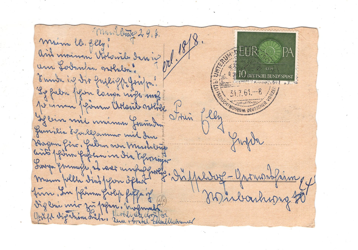 Ansichtskarte Gruß vom Bodensee / K1-52