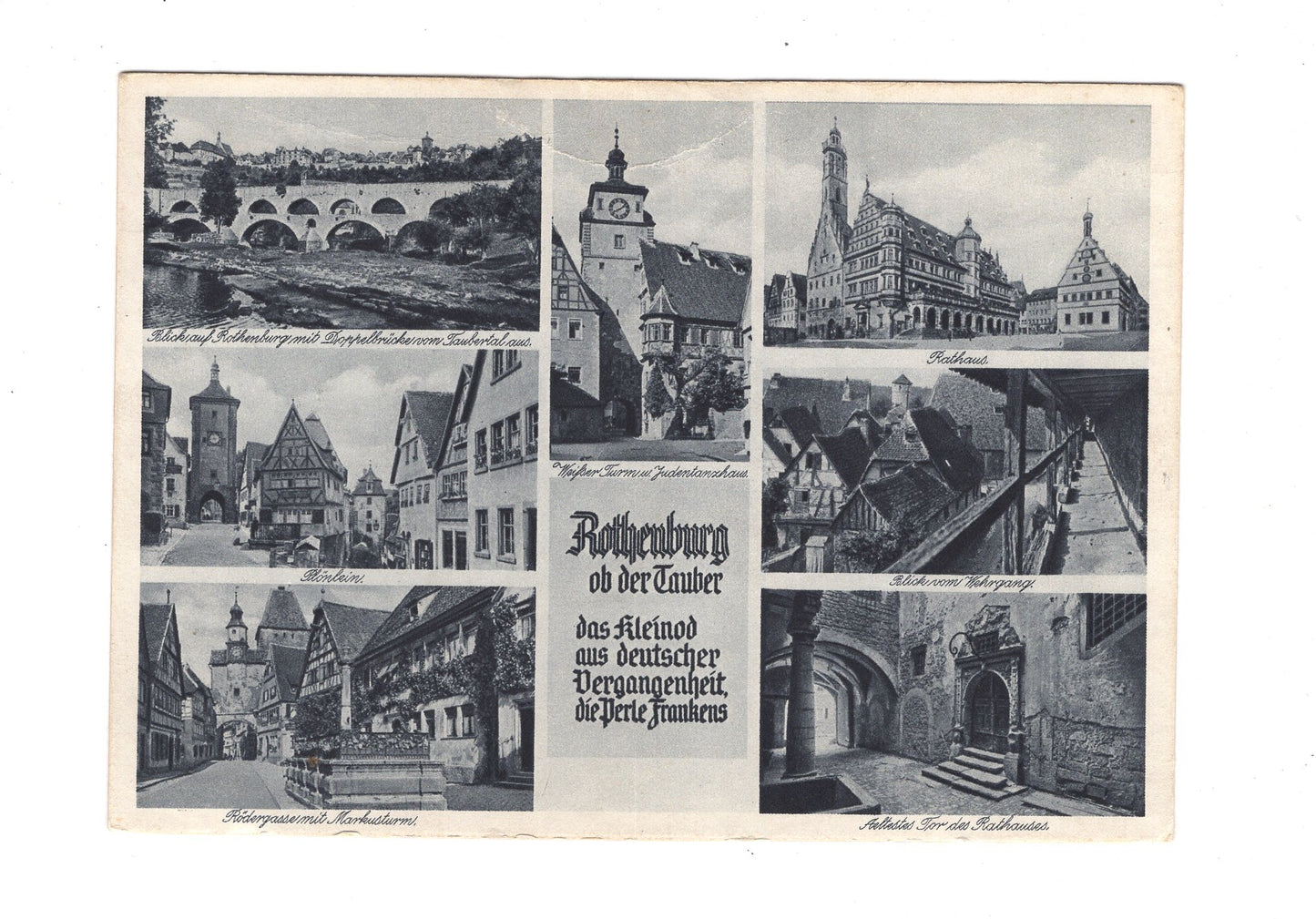 Ansichtskarte Rothenburg ob der Tauber