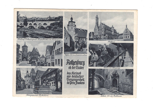 Ansichtskarte Rothenburg ob der Tauber