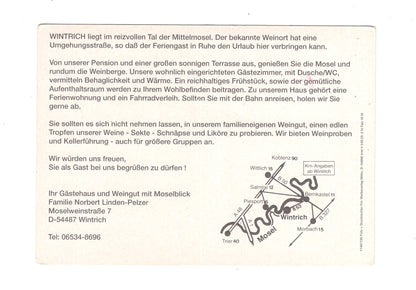 Ansichtskarte Weinort Wintrich / Ferienweingut Linden - Pelzer