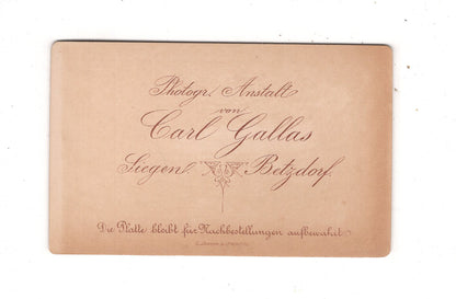 Fotografie Feiner Herr - Siegen / Betzdorf 1880er