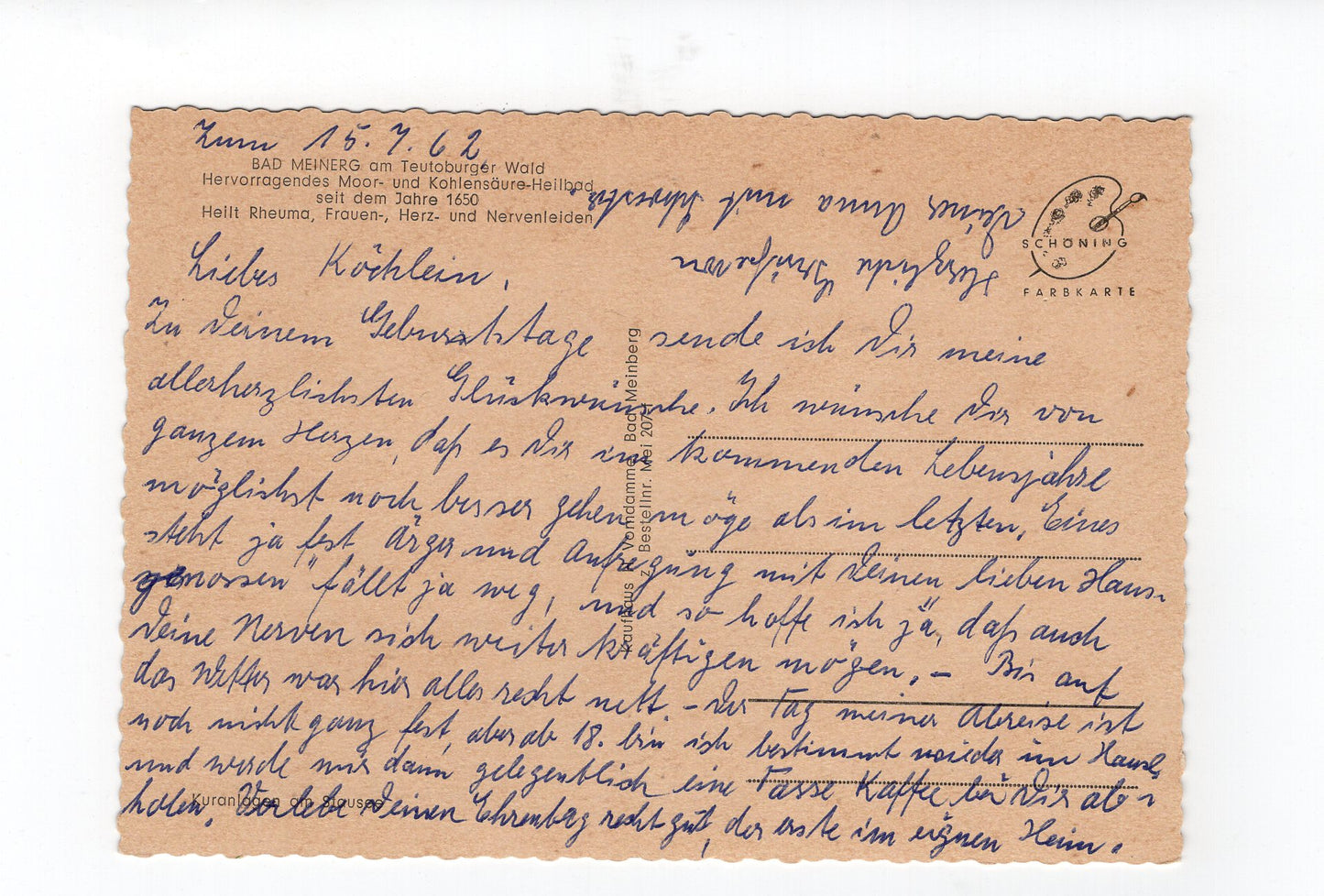 Ansichtskarte Bad Meinberg am Teutoburger Wald