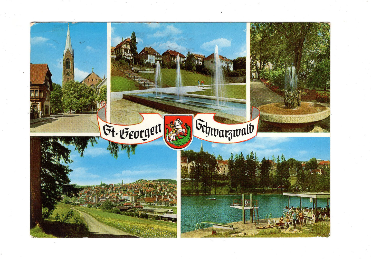 Ansichtskarte St. Georgen im Schwarzwald / G1-68