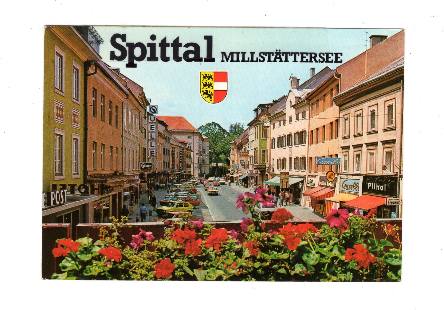 Ansichtskarte Spittal / Hauptplatz / Millstätter See / Kärnten / Österreich