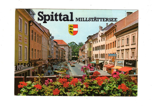 Ansichtskarte Spittal / Hauptplatz / Millstätter See / Kärnten / Österreich