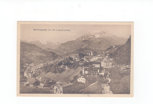 Ansichtskarte Berchtesgaden von der Locksteinstraße