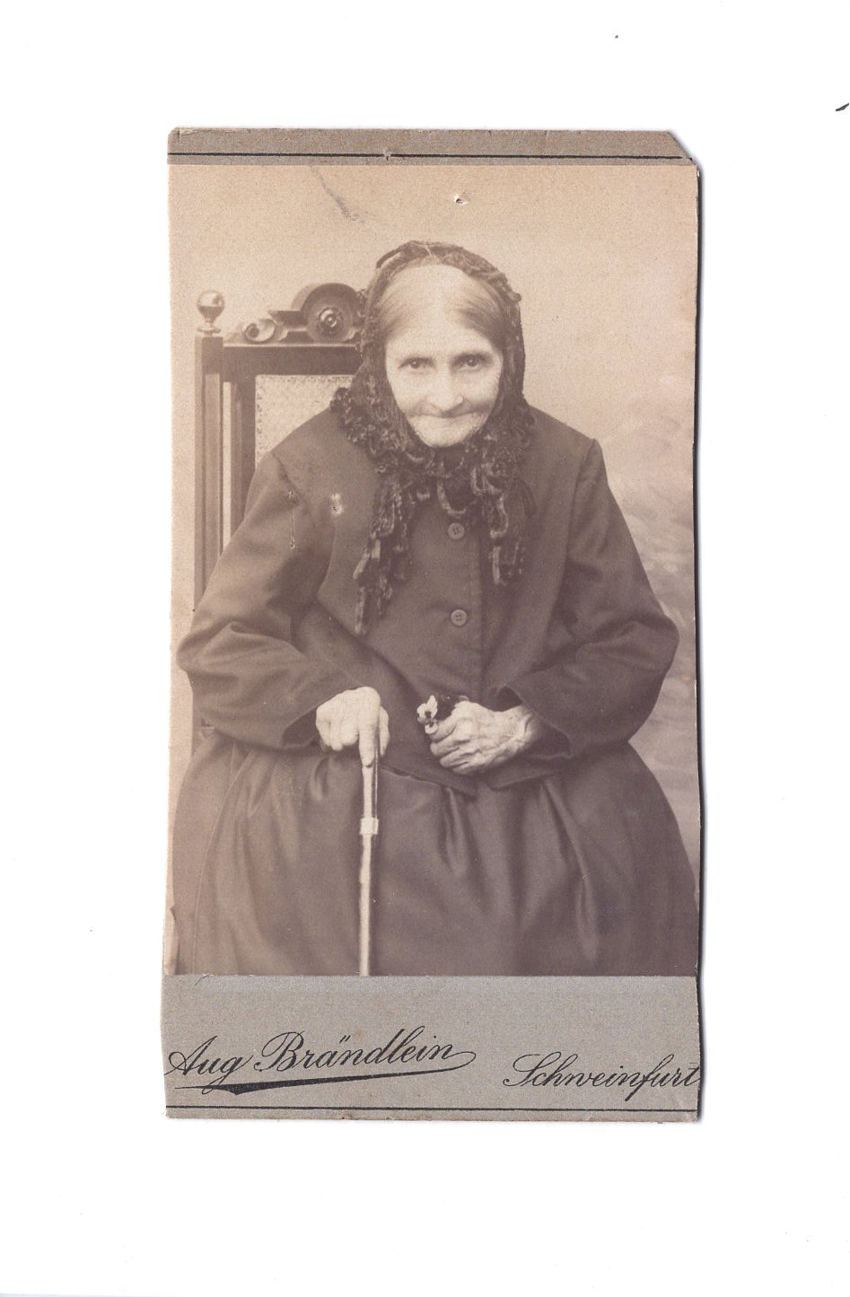 Fotografie Ältere Frau - Schweinfurt 1900er