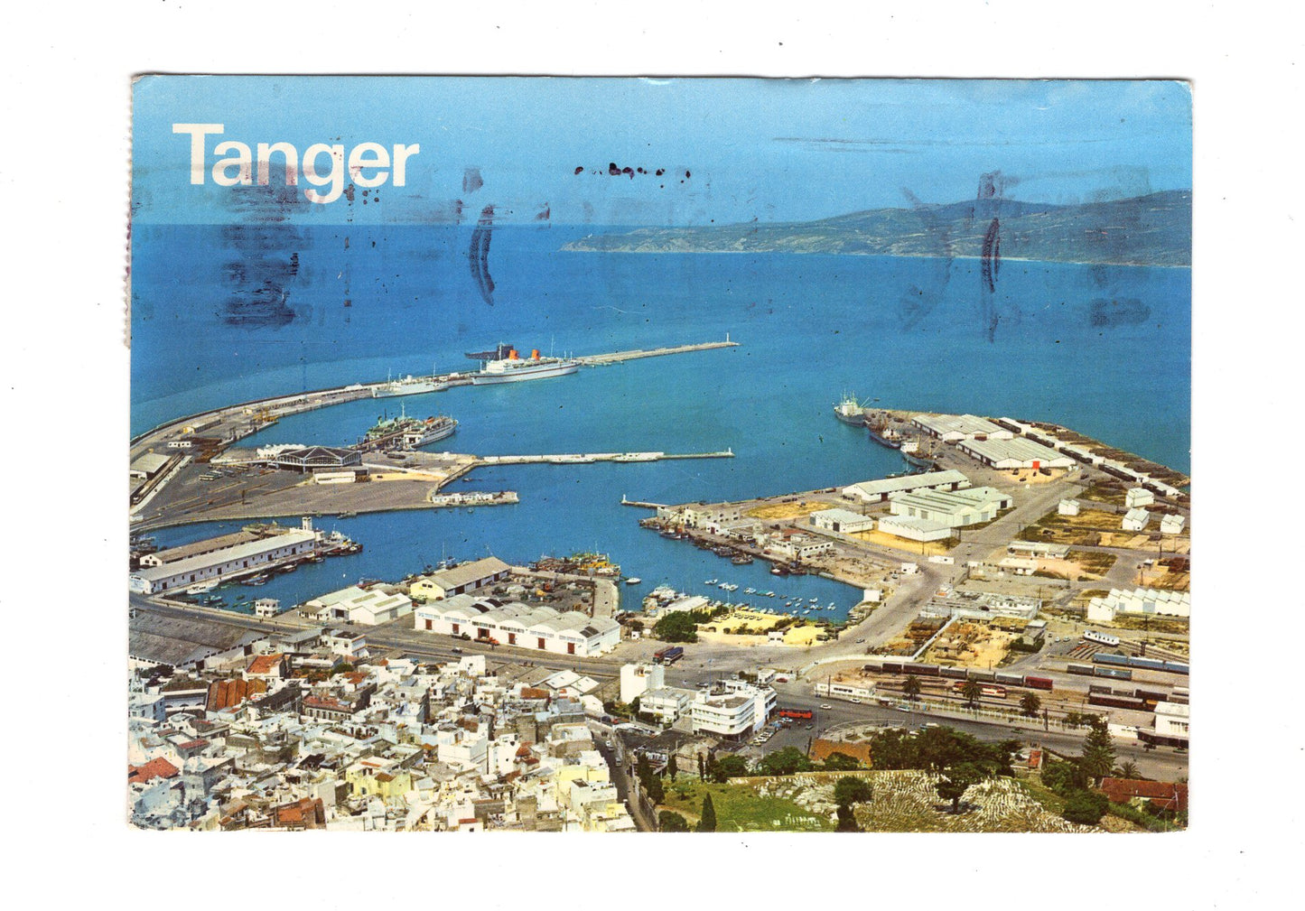 Ansichtskarte Tanger / Hafen / Marokko