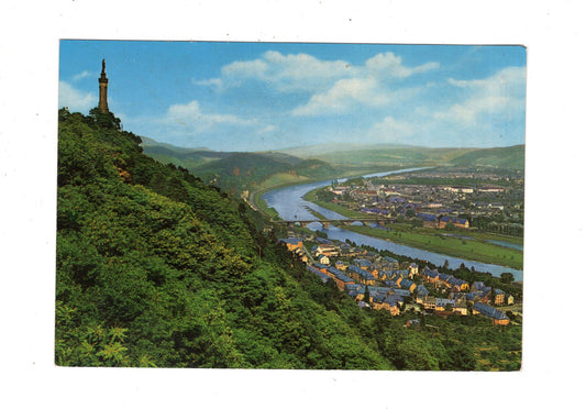 Ansichtskarte Trier an der Mosel / Mariensäule und Mosel / M1-57