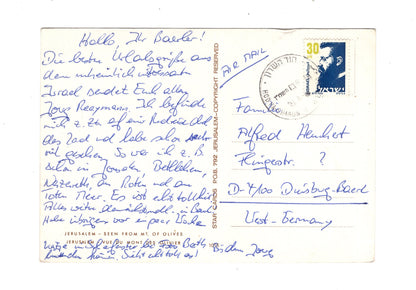 Ansichtskarte Old City / Jerusalem / Israel