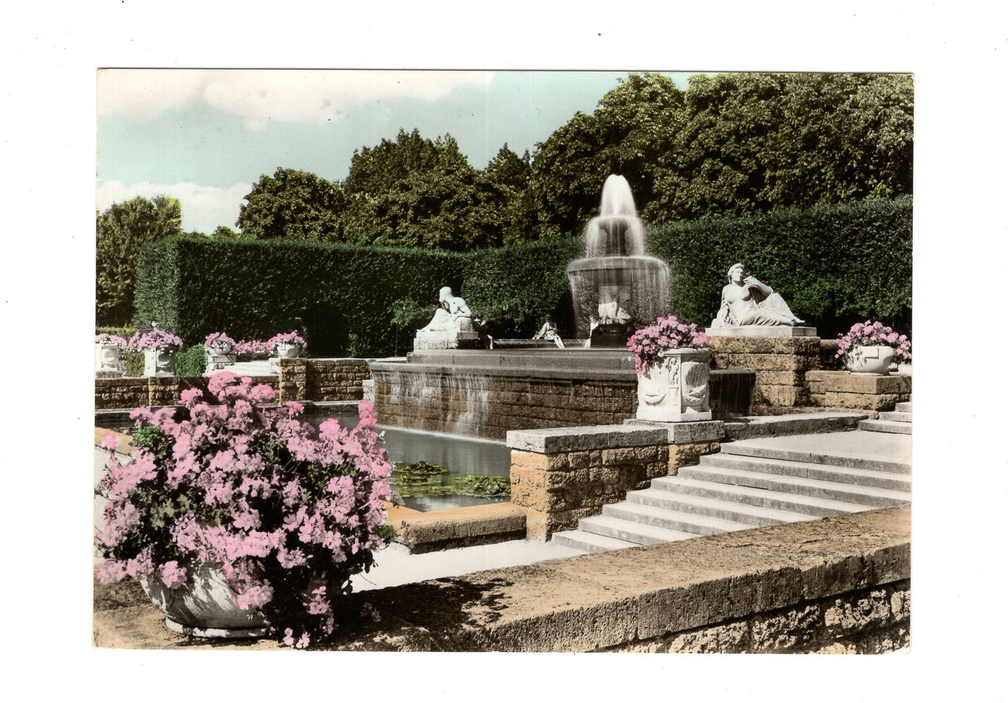 Ansichtskarte Baden-Baden / Gönneranlagen