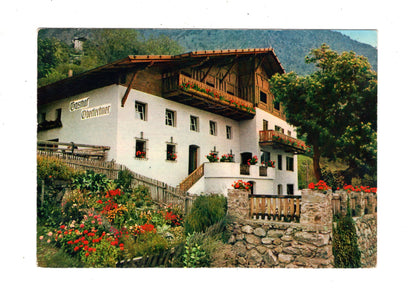 Ansichtskarte Gasthaus Oberlechner / Algund bei Meran / Italien / N1-58