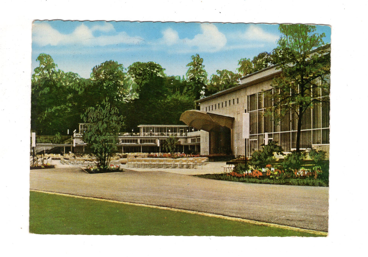 Ansichtskarte Bad Salzuflen / Konzerthalle mit Musikpavillon / J1-59