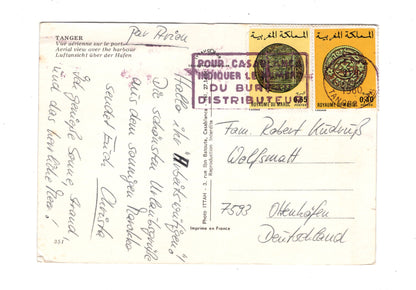 Ansichtskarte Tanger / Hafen / Marokko