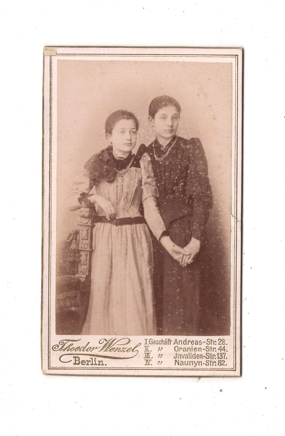 Fotografie Feine junge Mädchen - Berlin 1890er
