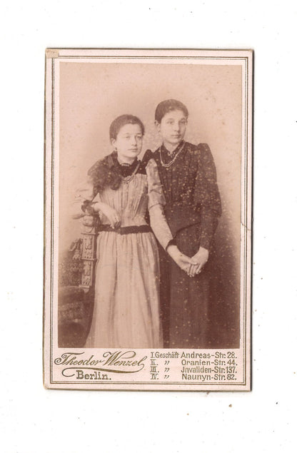 Fotografie Feine junge Mädchen - Berlin 1890er