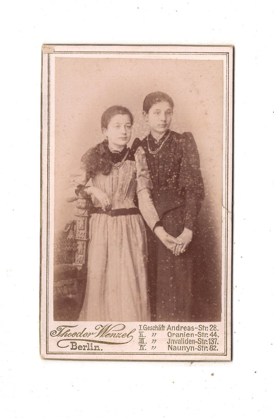 Fotografie Feine junge Mädchen - Berlin 1890er