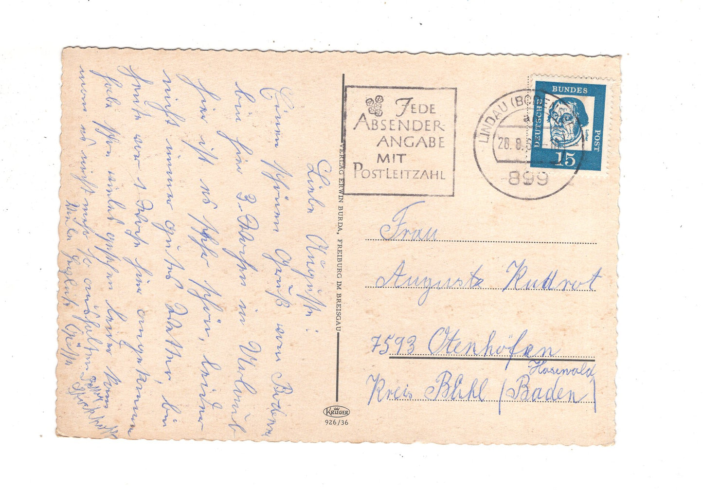 Ansichtskarte Grüße vom Bodensee / K1-52