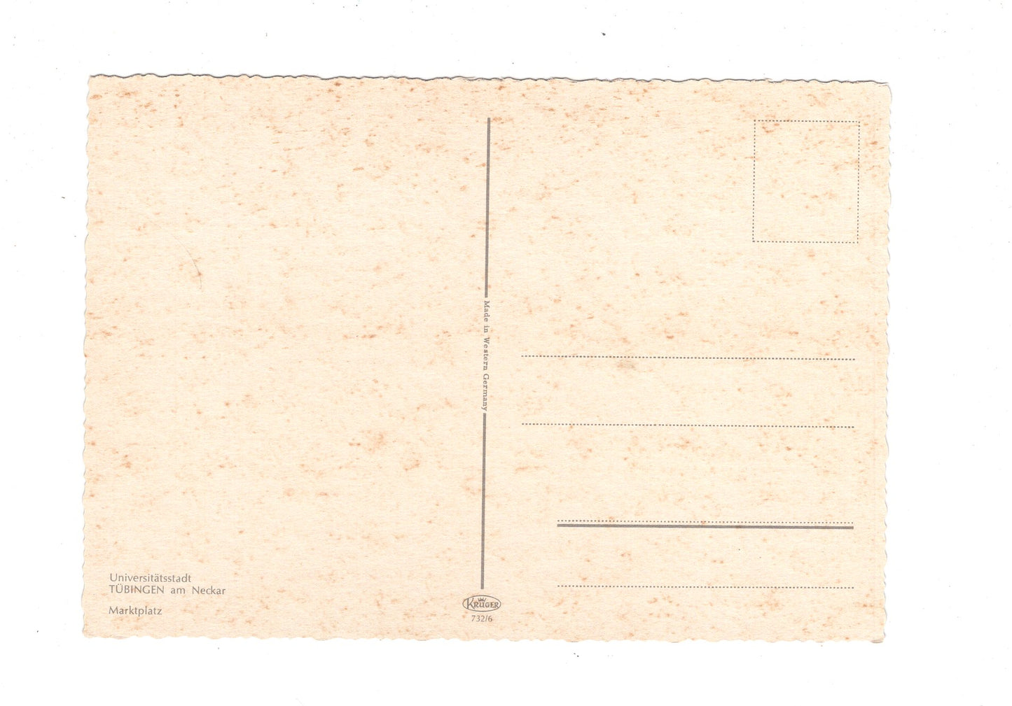 Ansichtskarte Universitätsstadt Tübingen am Neckar / Marktplatz / H1-65
