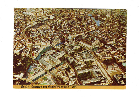 Ansichtskarte Berlin / Zentrum mit Stadtschloss und Dom