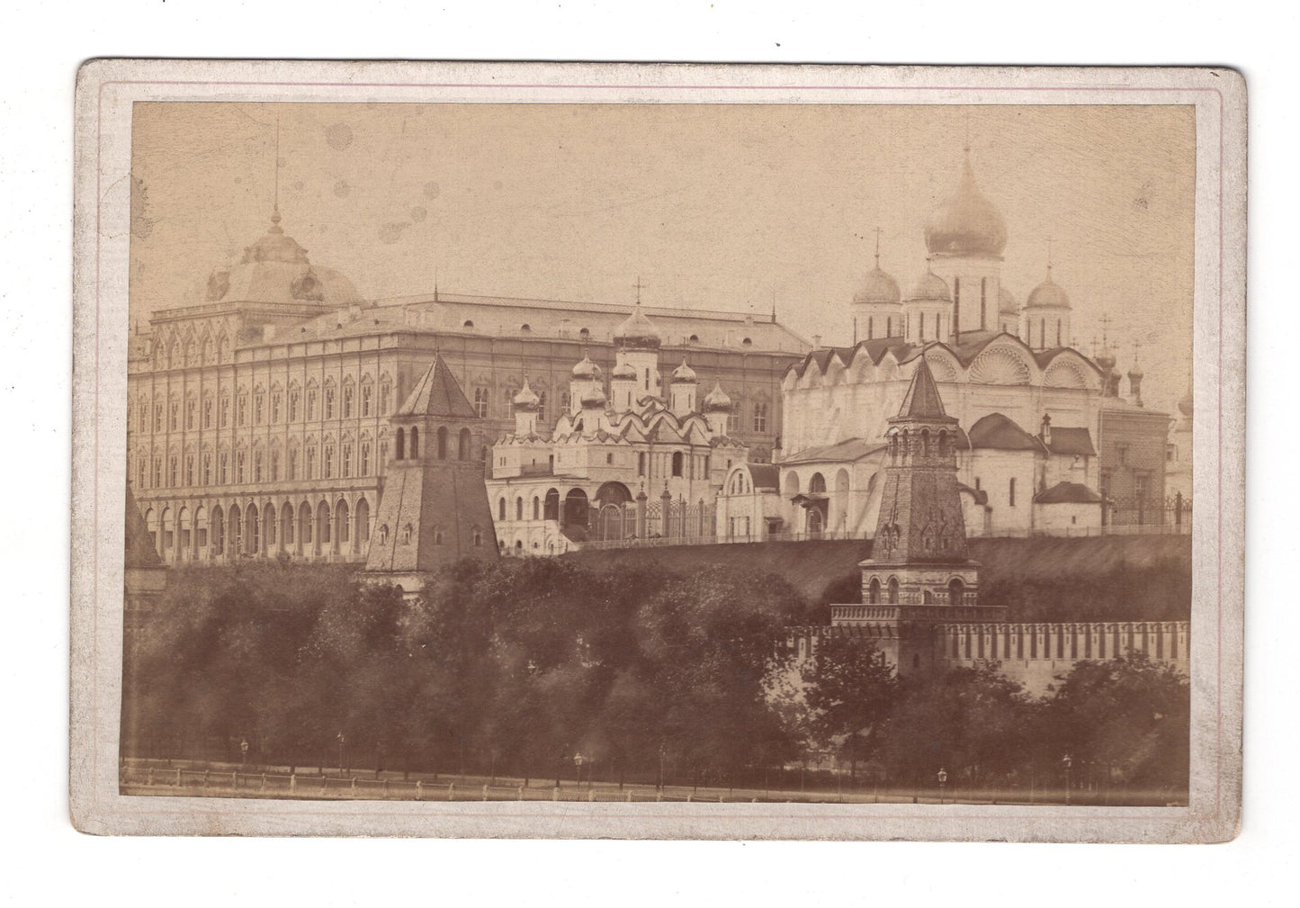 Fotografie Russische Kirche in Paris ? - um 1880 / CAB V-23