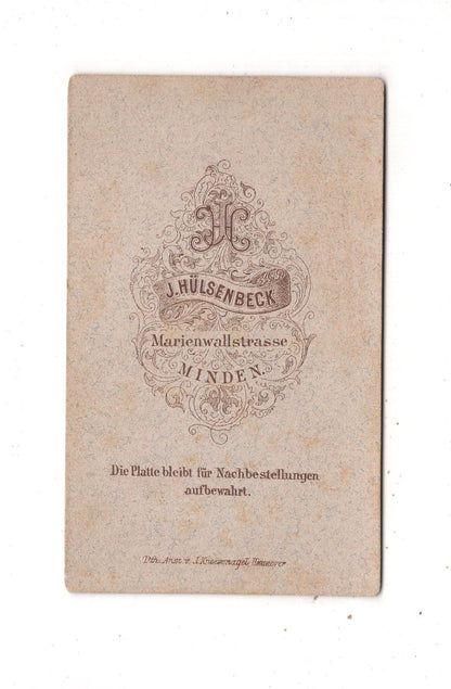 Fotografie Herrenportrait - Minden um 1880