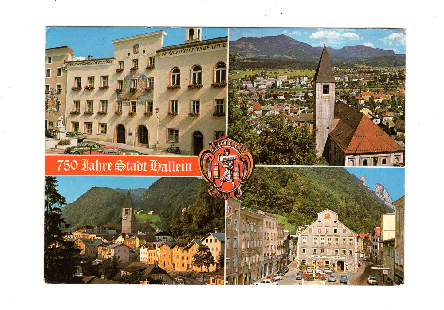 Ansichtskarte 750 Jahre Stadt Hallein / Österreich