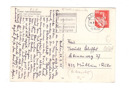 Ansichtskarte Trier-Pfalzel / Hotel Café Klosterschenke / M1-57