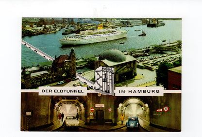 Ansichtskarte Der Elbtunnel in Hamburg