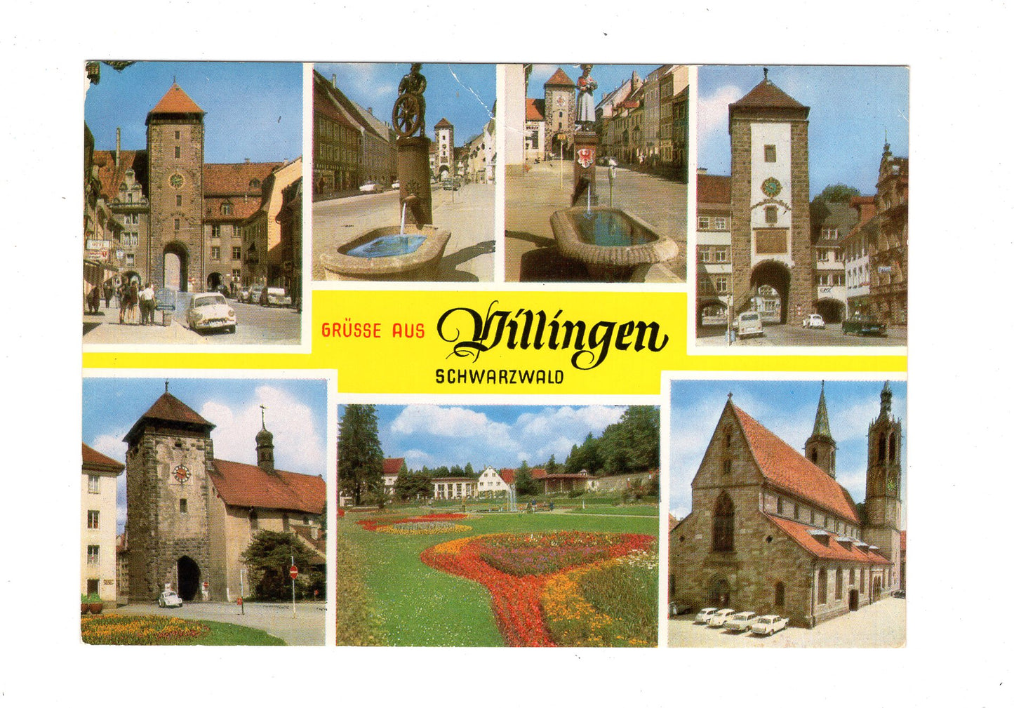 Ansichtskarte Grüße aus Villingen / Schwarzwald / G1-68