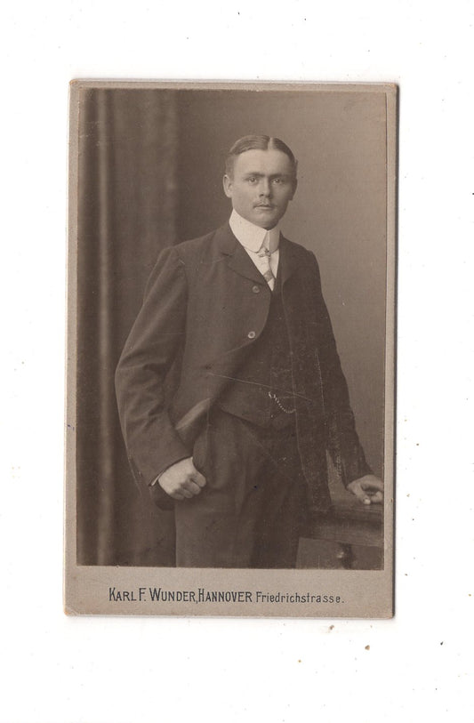 Fotografie Feiner Herr - Hannover 1900er