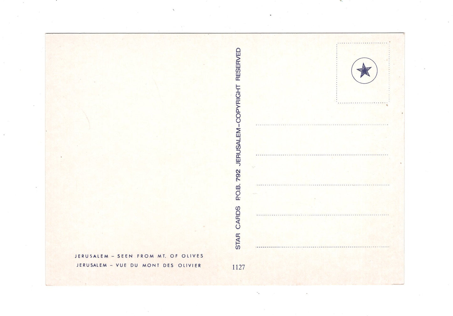 Ansichtskarte Old City / Jerusalem / Israel