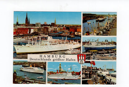 Ansichtskarte Hamburg - Deutschlands größter Hafen