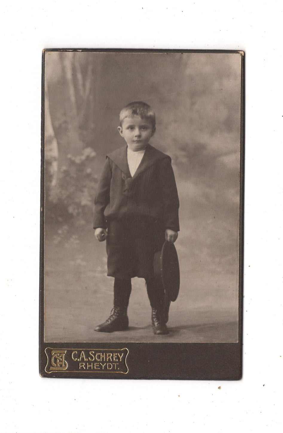 Fotografie Niedlicher kleiner Junge - Rheydt 1900er
