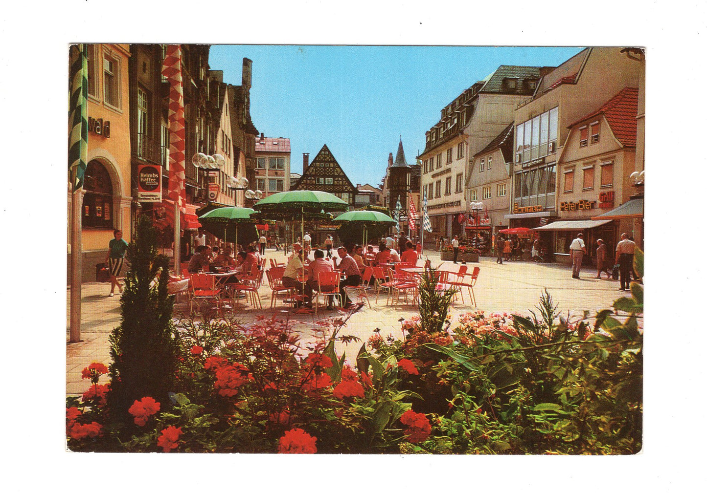 Ansichtskarte Bad Kissingen / Marktplatz