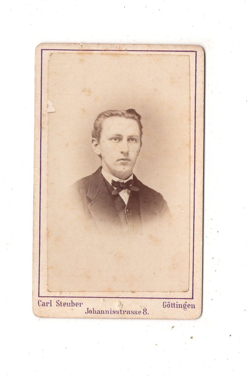 Fotografie Herrenportrait - Göttingen um 1870
