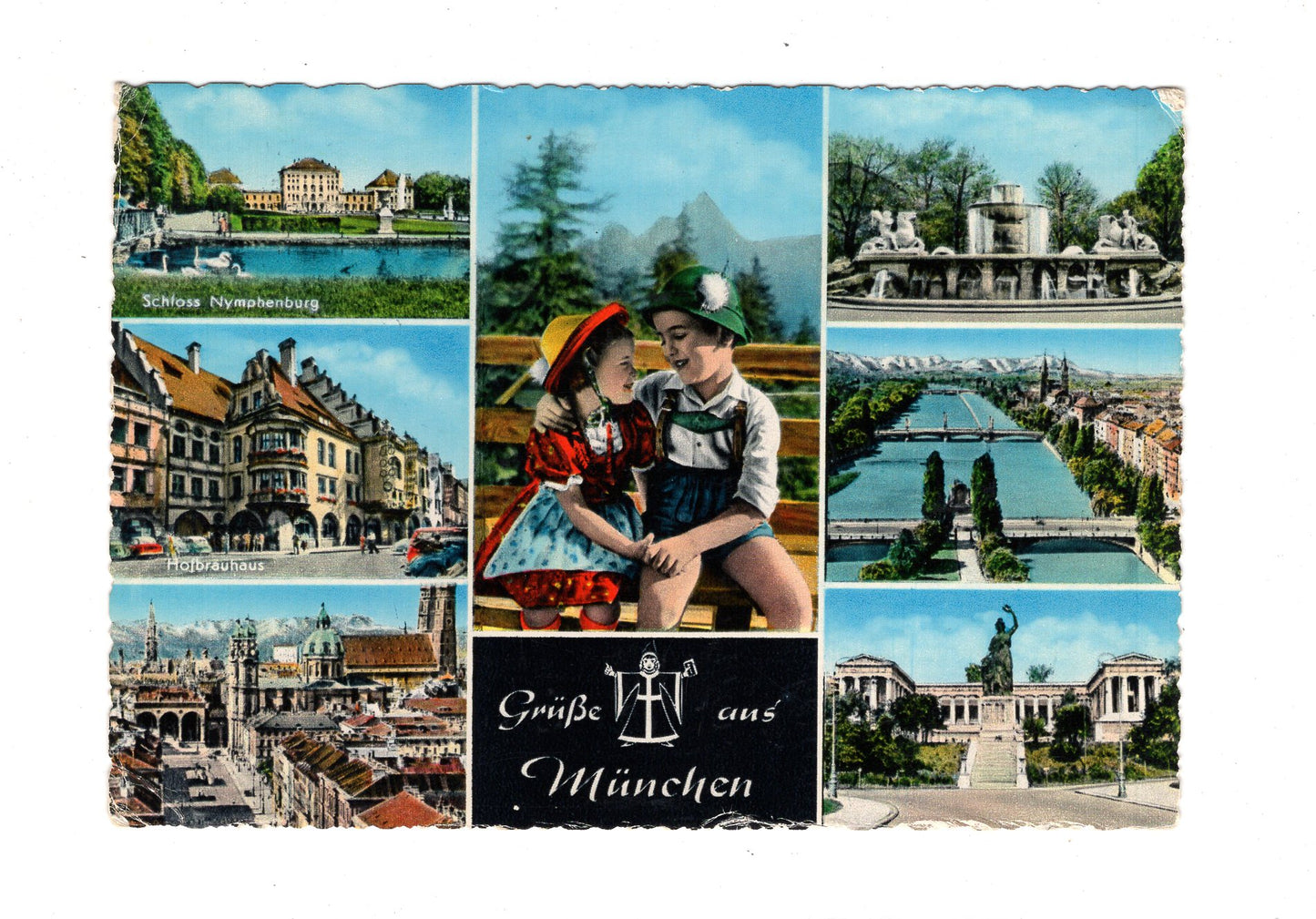 Ansichtskarte Grüße aus München / G1-52