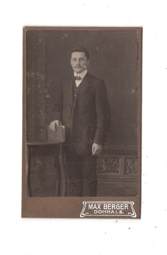 Fotografie Feiner Herr - Dohna in Sachsen 1900er