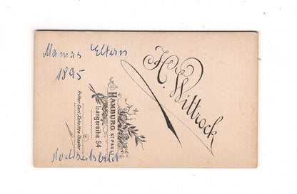 Fotografie Feines Paar - Hamburg 1895 / CDV L1-36