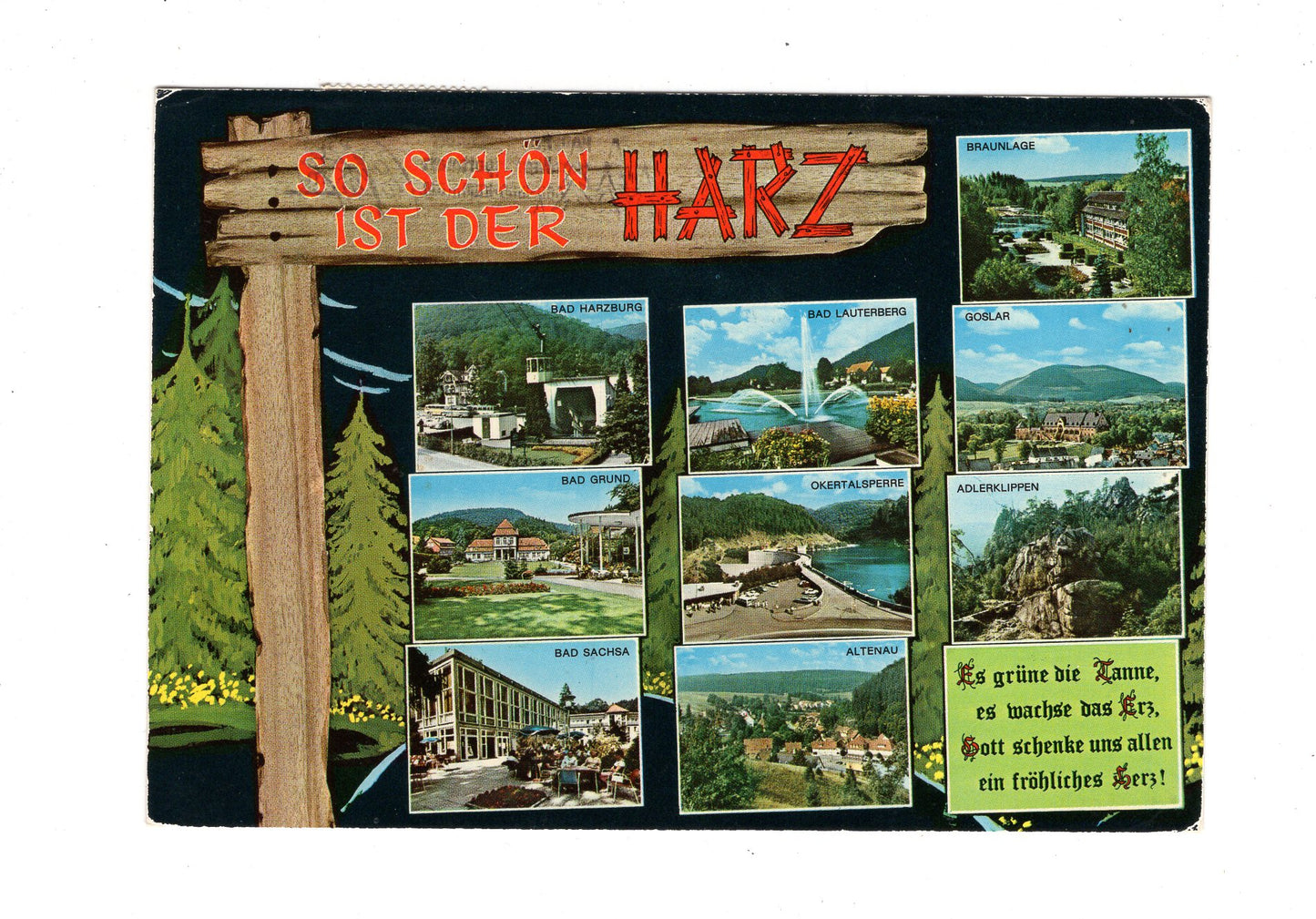 Ansichtskarte Harz / Bad Sachsa / Bad Grund +++