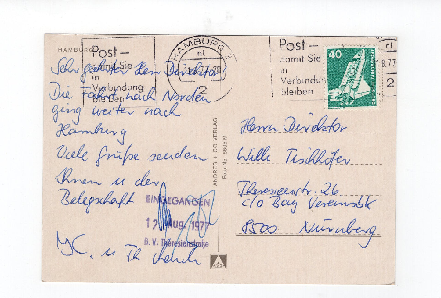 Ansichtskarte Hamburg - Deutschlands größter Hafen