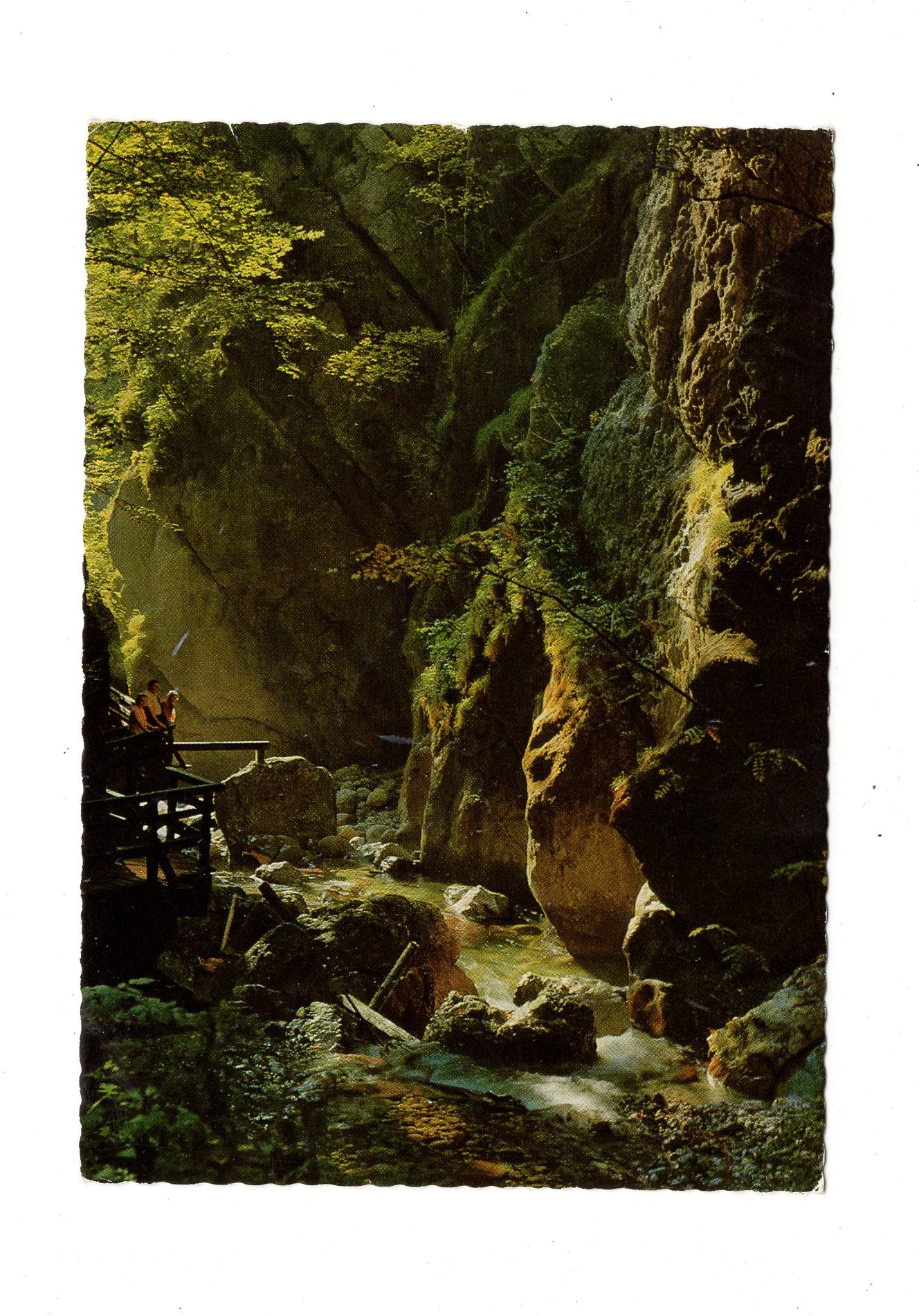 Ansichtskarte Seisenberg-Klamm / Weißbach bei Lofer / Österreich