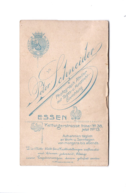 Fotografie Feine Dame - Essen 1900er